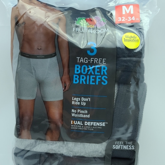 Fruit of the Loom Men's Tag- Free Assorted Boxer B - Picture 9 of 12